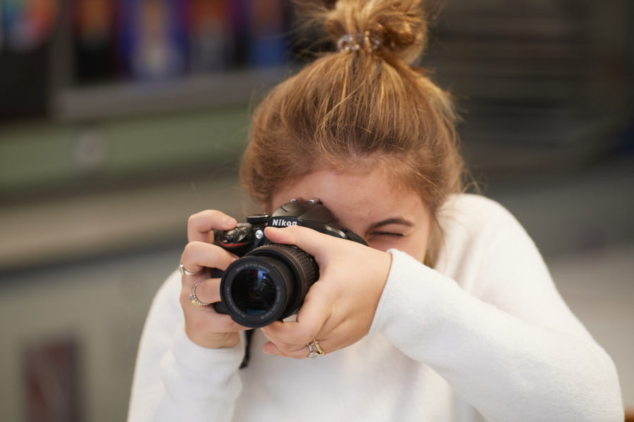 Photography student