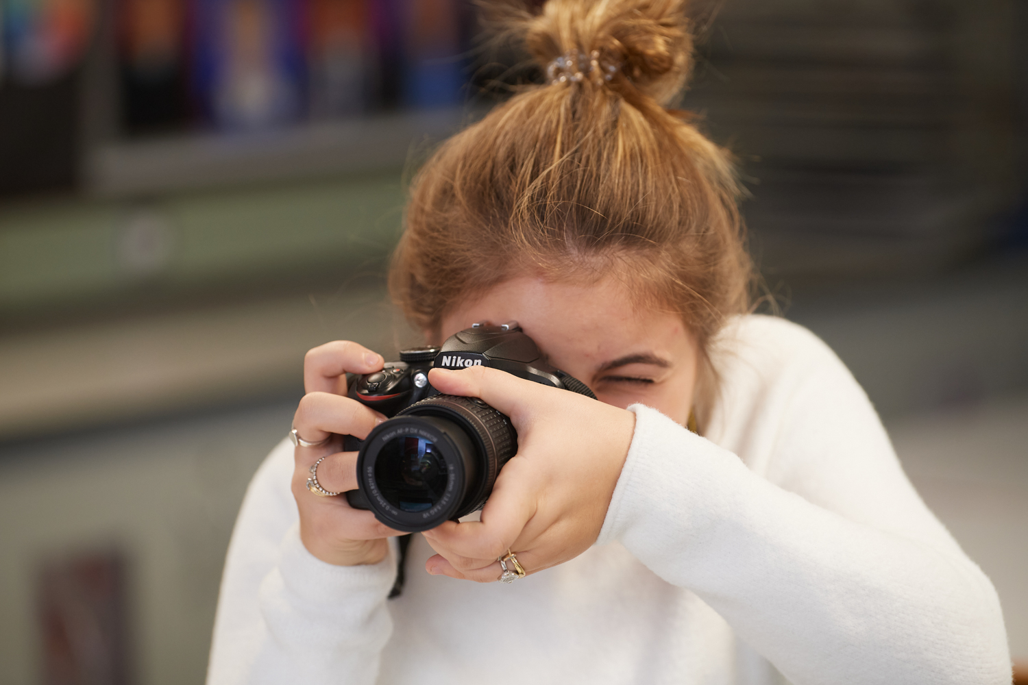 Photography student