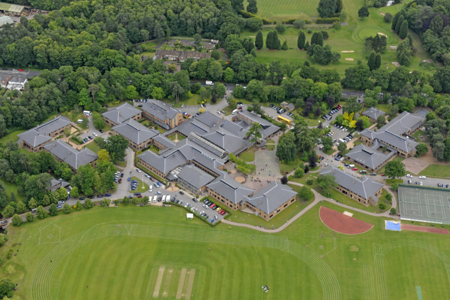 Campus arial view