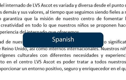 spanish lvs ascot