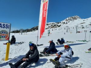 lvs ascot ski trip sat on mountain