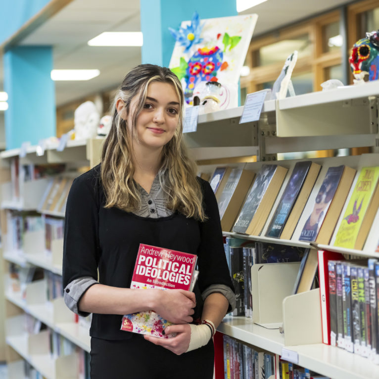 LVS Ascot Sixth form student