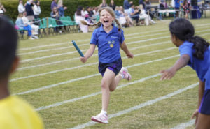 IJS Sports Day winning race