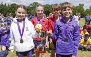 IJS Sports Day group smiling