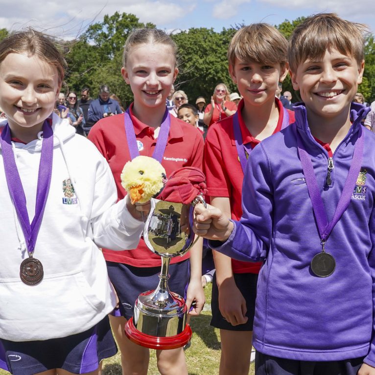 IJS Sports Day group smiling