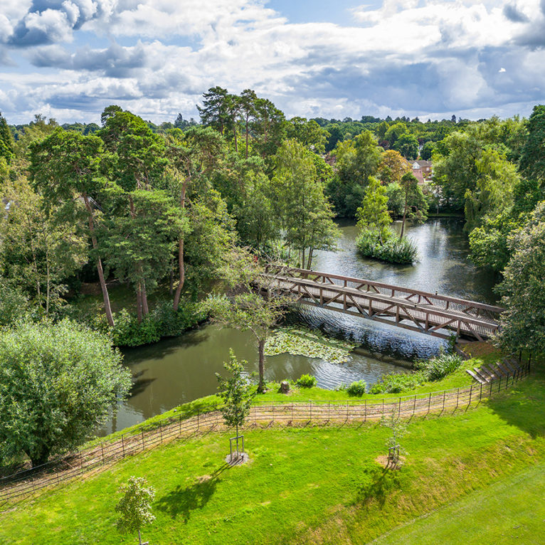 ascot aerial shot