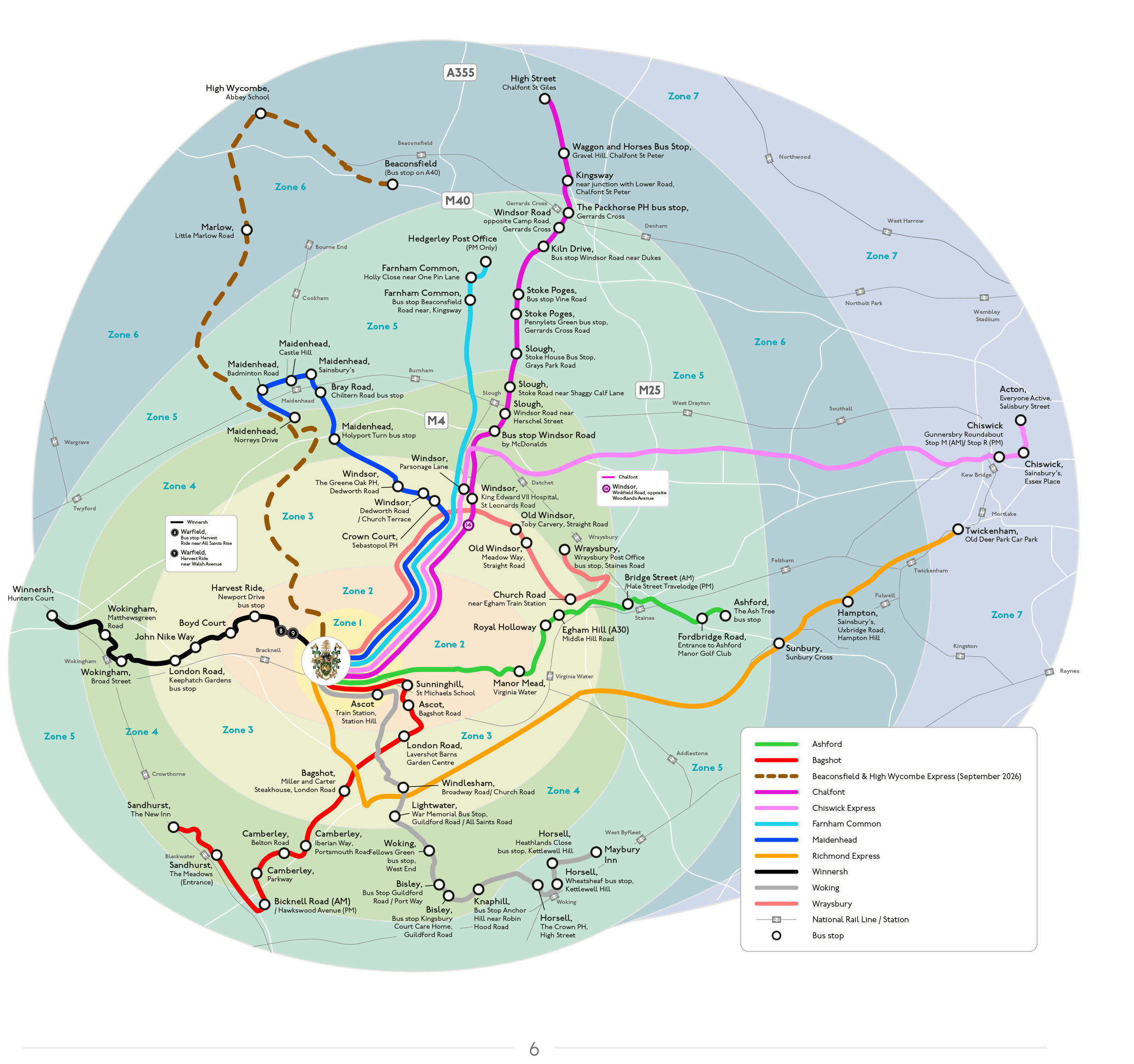 lvs ascot bus routes